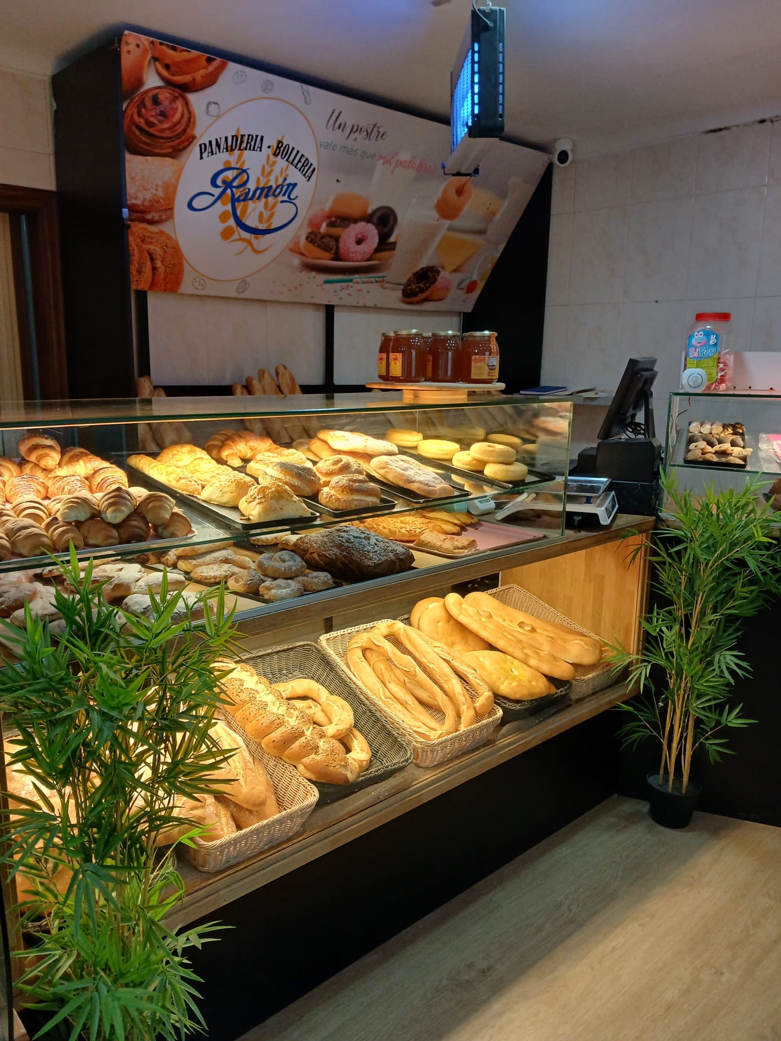 mostrador de panaderia